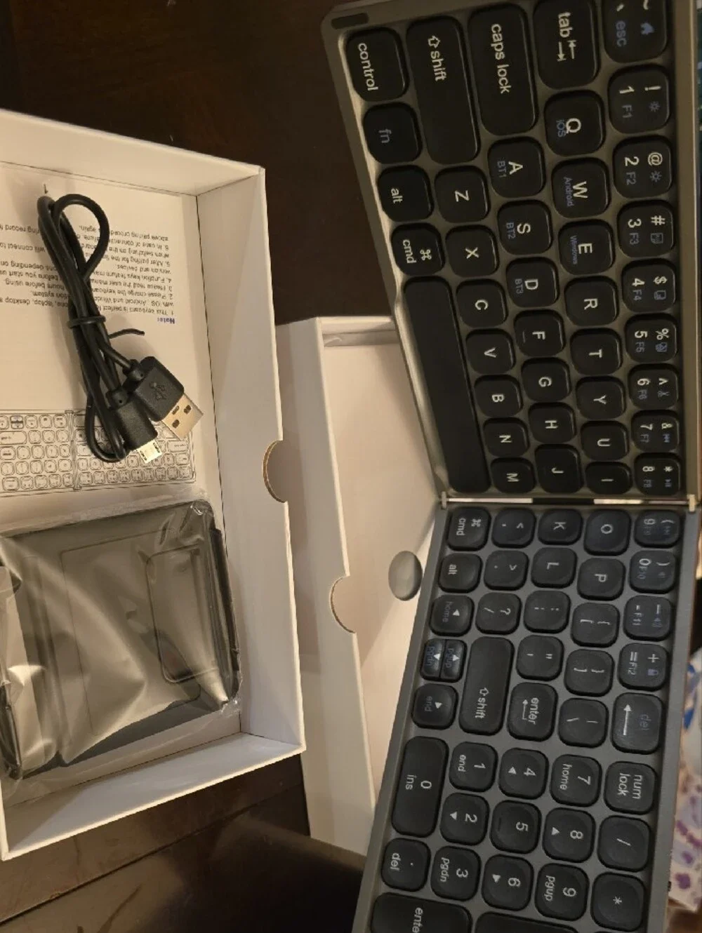 FK328 Foldable Keyboard - Black